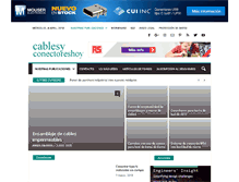 Tablet Screenshot of cablesyconectoreshoy.com
